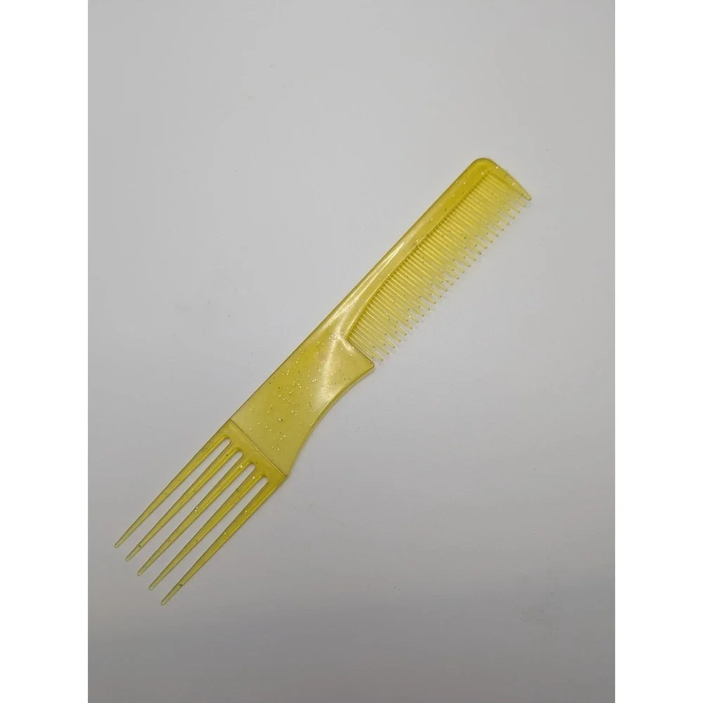 Vtg 90s USA Hair Comb Lot Glitter Hair Tool Pink Retro Y2K Revlon‎